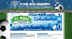 Desktop Screenshot of blau-weiss-zschachwitz.de